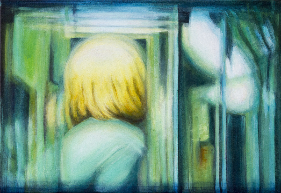 Flightplan 4 – 2013, 2013, Acryl auf Leinwand, 44 × 63 cm